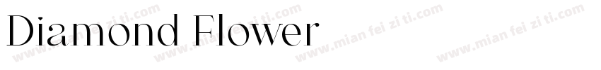 Diamond Flower字体字体转换